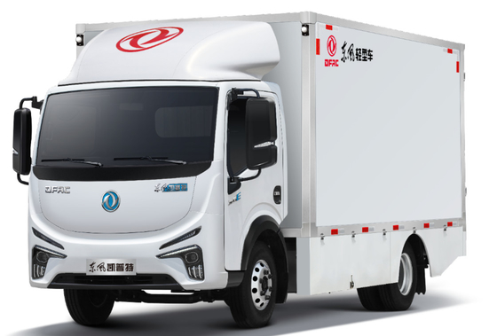 Distanza in miglia elettrica 350km di DONGFENG 6000kg GVW Van Truck With Long Endurance