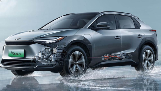 Modello 2023 della gamma di azionamento di Suv EV Cina Toyota BZ4X 400KM delle automobili elettriche di Toyota Bz4x